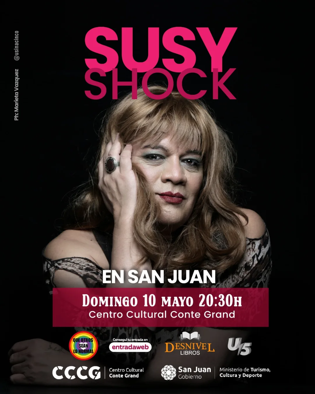 Susy Shock, junto al dúo Bazán Bonillo, presenta “Revuelo Sur, íntimas” 🎶
