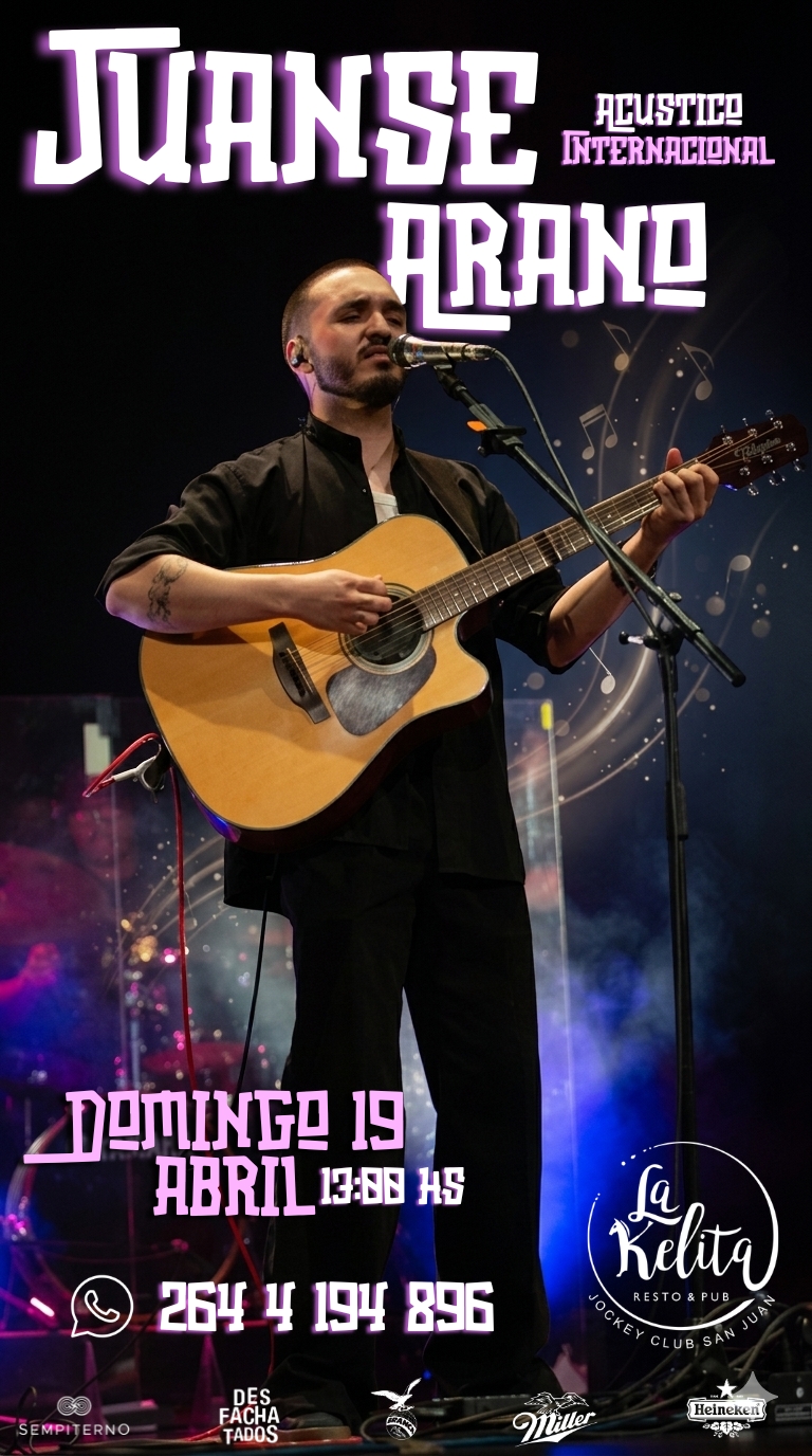 “Acústico Internacional” de Juanse Arano
