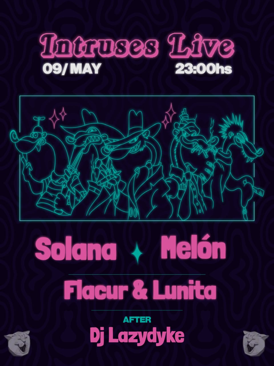 Este sábado 9 de mayo en “INTRUSES STYLE”