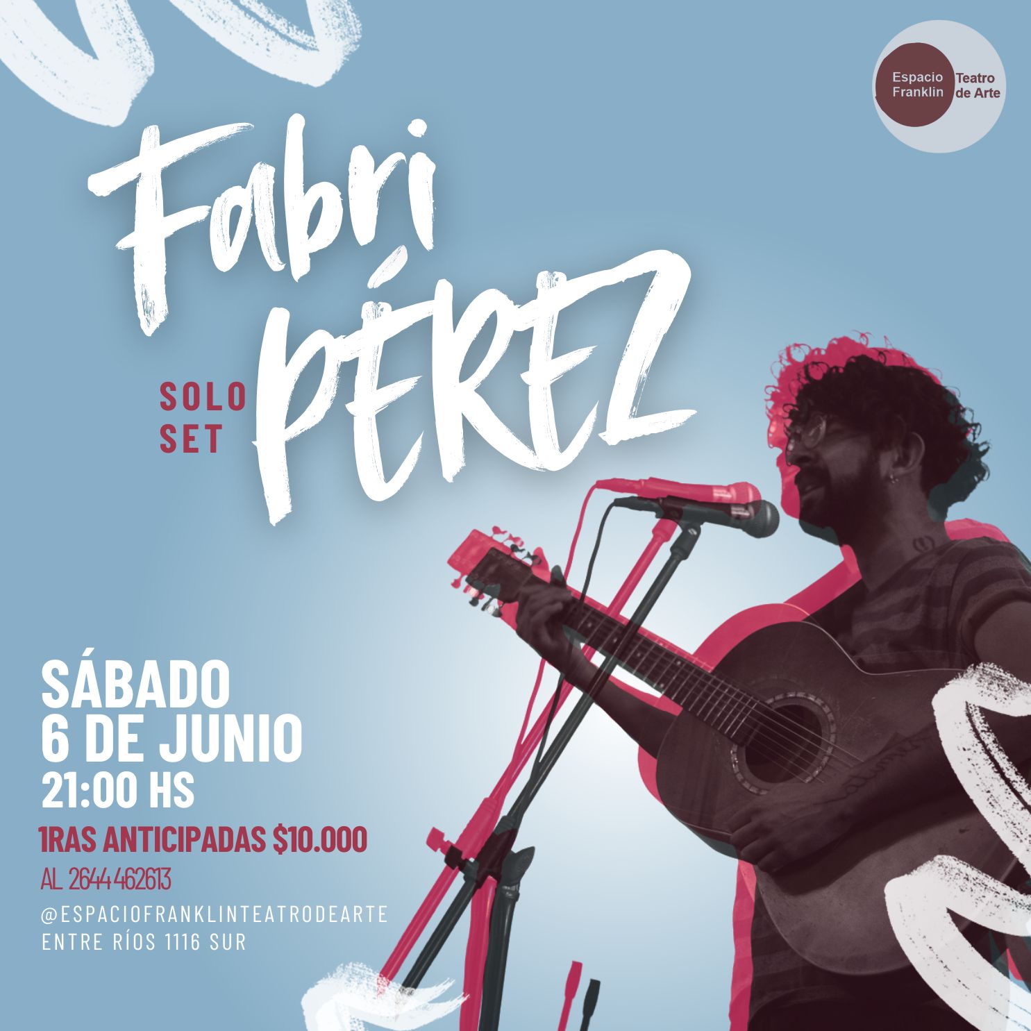 El FABRI PEREZ toca en el Espacio Franklin