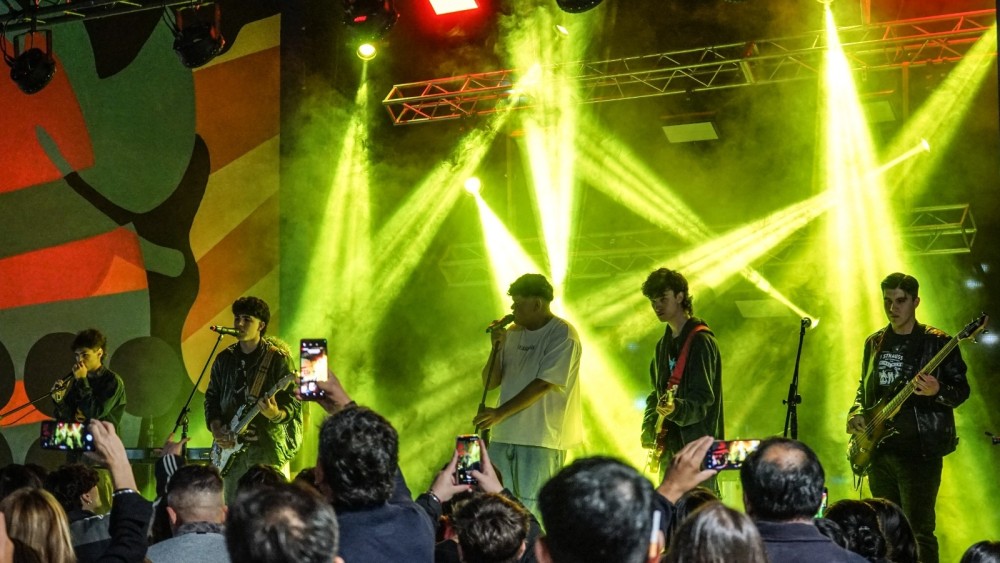 El rock emergente local hará vibrar al público