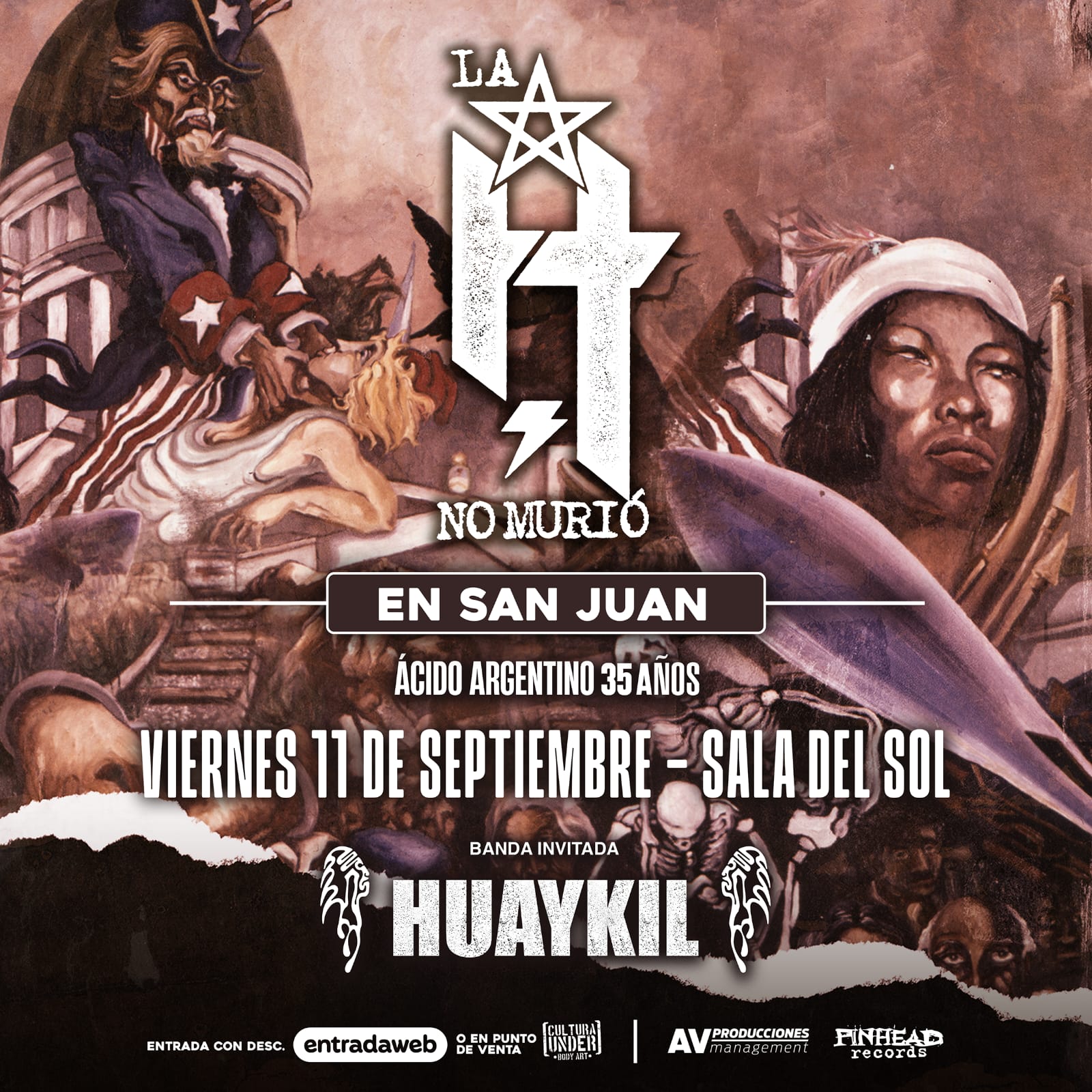 ¡HUAYKIL JUNTO A LA H NO MURIÓ EN SAN JUAN!